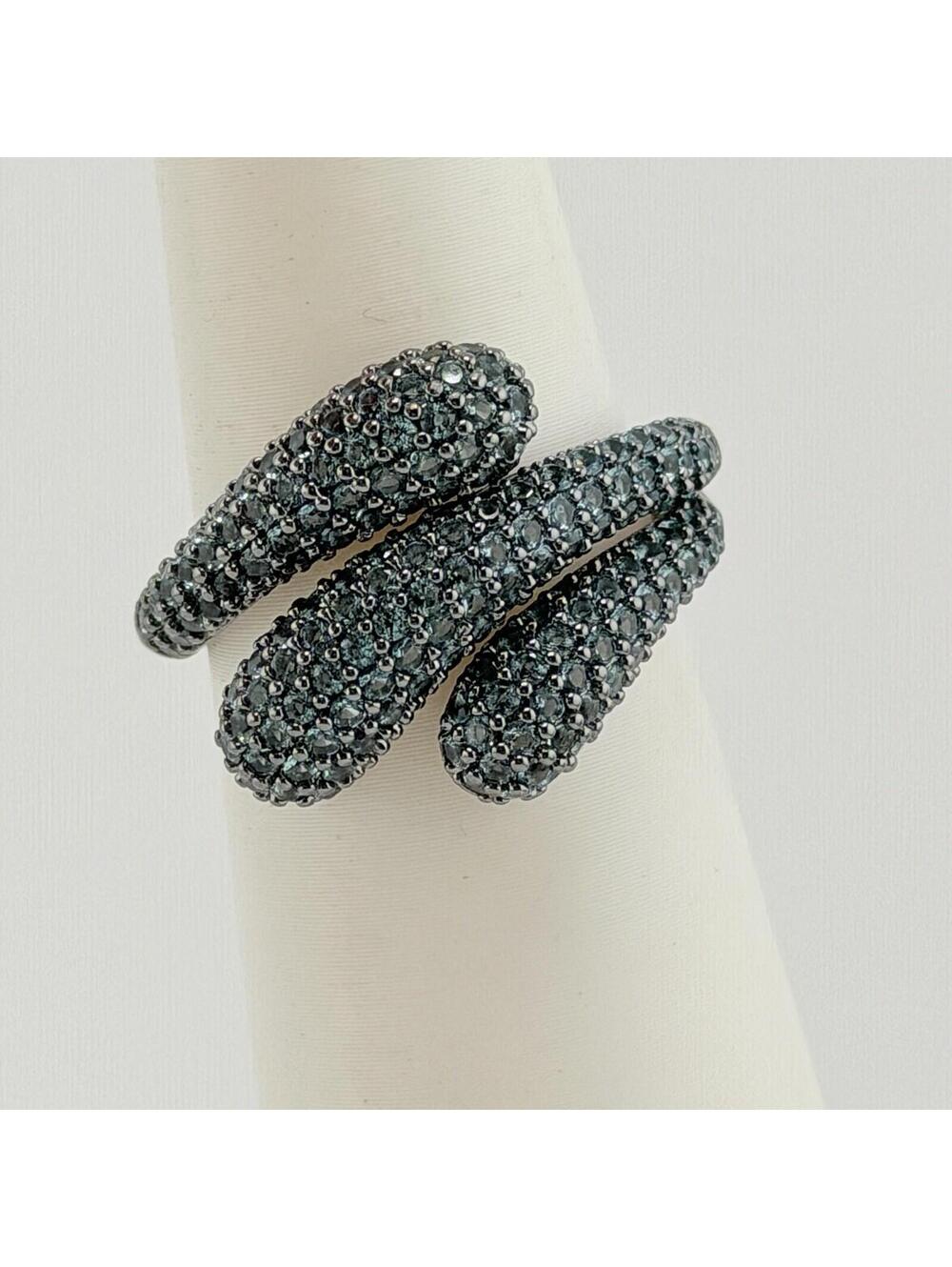 Bomb Party Sirens Sz 10 “Deep Sea Siren’s Serenade” Paraiba Tourmaline Pave Hema